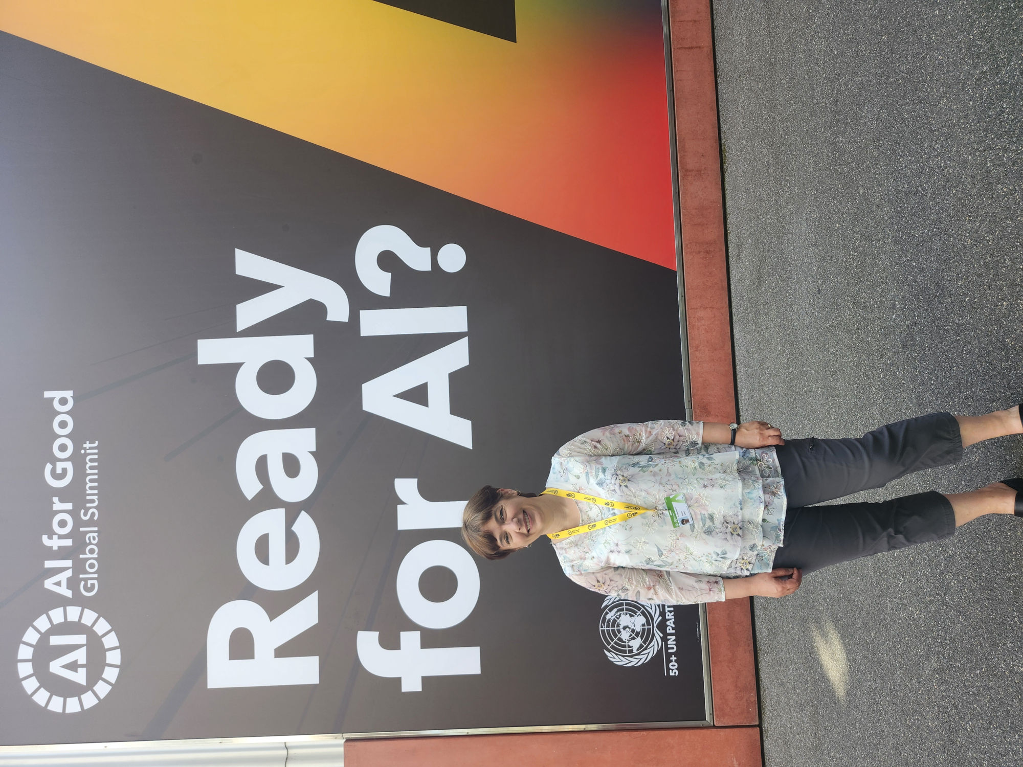 Adina Gray at the AI for Good Global Summit