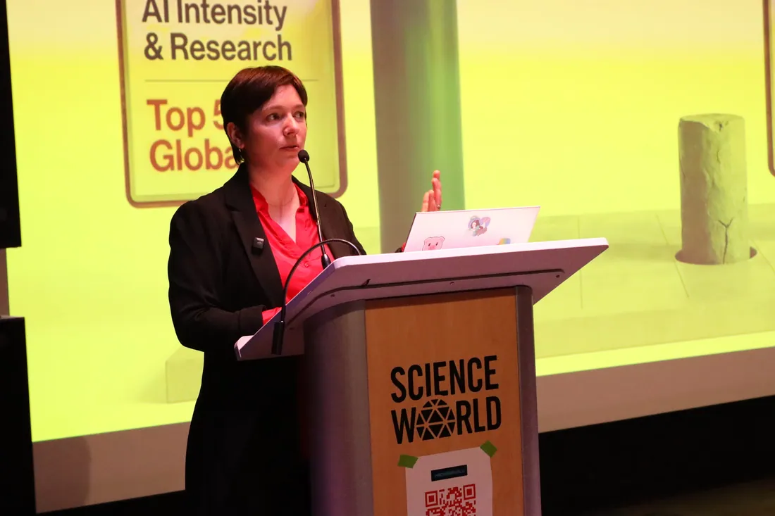 Adina speaking at Cloud Summit Vancouver