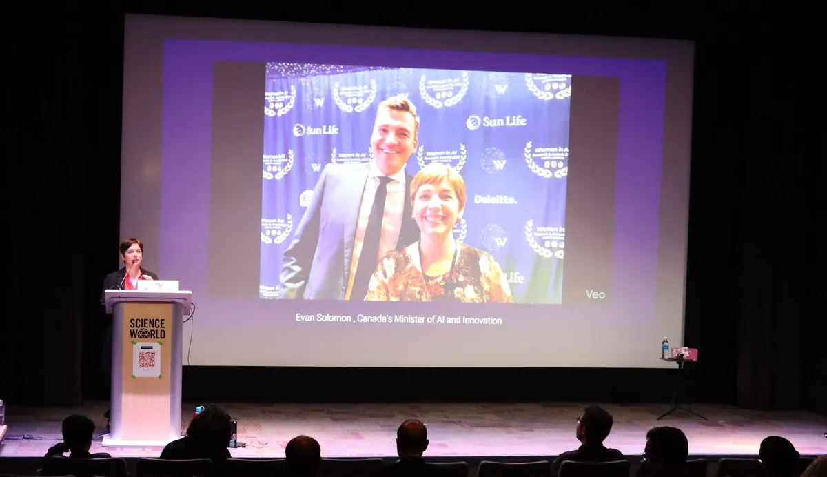 Adina Gray in conversation with journalist Evan Solomon